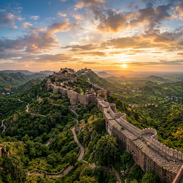 Kumbhalgarh Fort and Aravalli Hills
