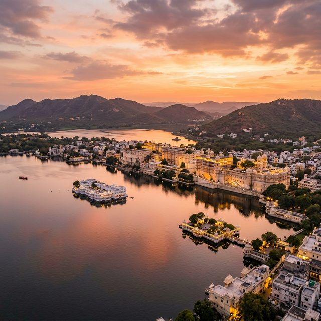 Udaipur City Palace and Lake Pichola